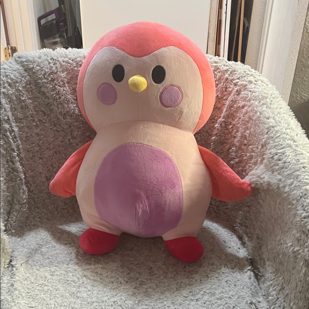 Charming Plush Finchy Toy - Pink and Purple